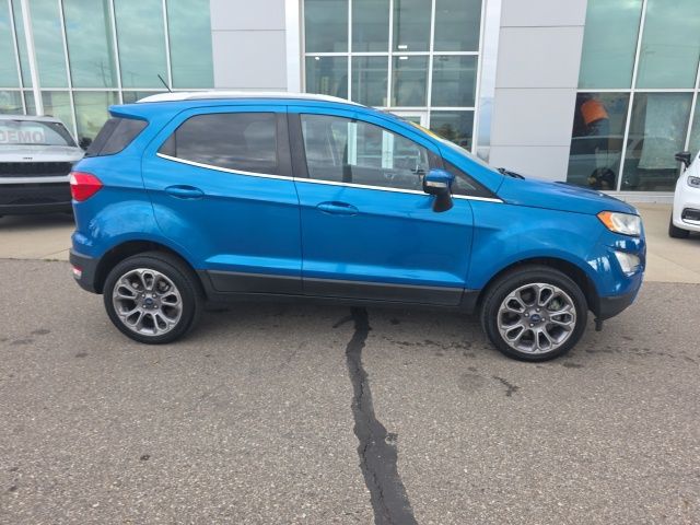 2020 Ford EcoSport Titanium - Blue Candy exterior view 4