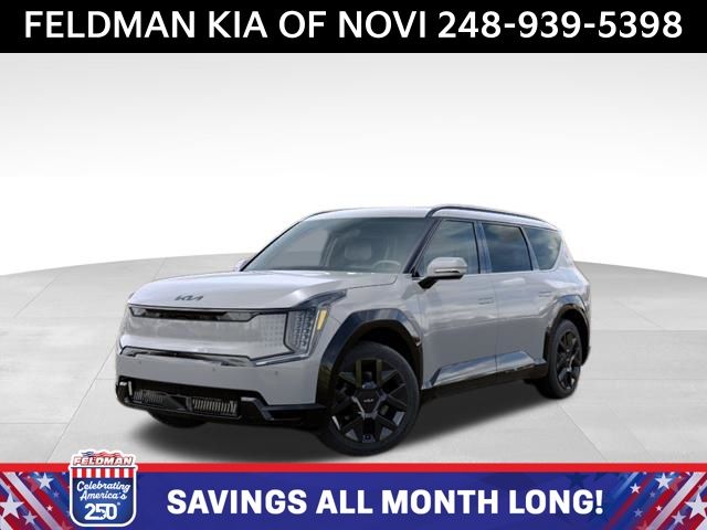 Gray 2026 Kia EV9 SUV / Crossover All-Wheel Drive 1-Speed Automatic