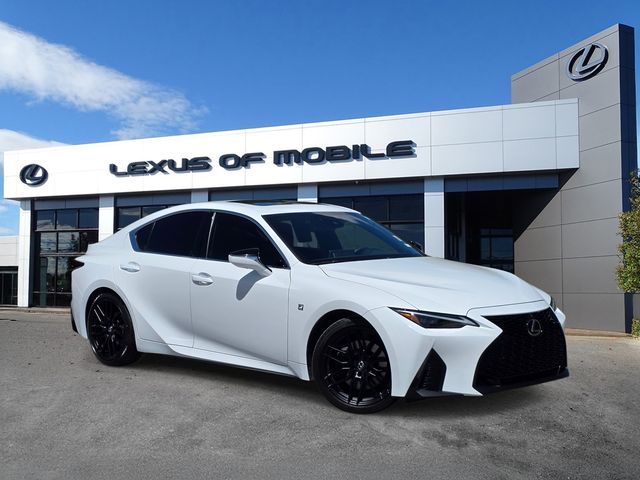 Ultra White 2023 Lexus IS Sedan Rear-Wheel Drive 8-Speed Automatic