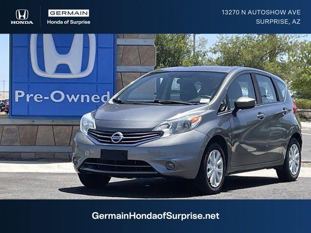 Brilliant Silver Metallic 2016 Nissan Versa Note Hatchback Front-Wheel Drive Continuously Variable Transmission