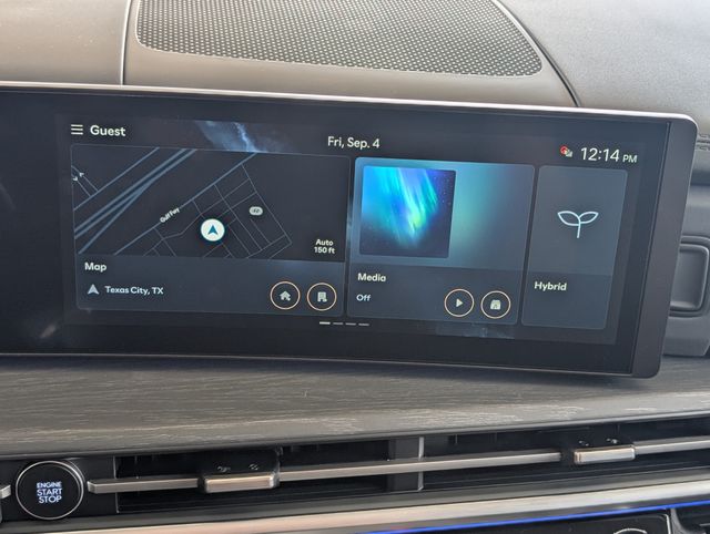 2026 Hyundai Santa Fe Hybrid Limited Red at DeMontrond Gulf Freeway