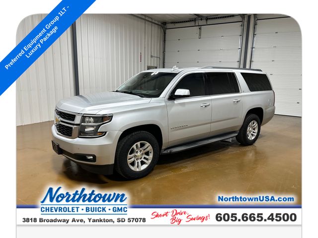 Silver Ice Metallic 2015 Chevrolet Suburban 1500 LT 4WD SUV / Crossover Four-Wheel Drive 6-Speed Automatic Overdrive