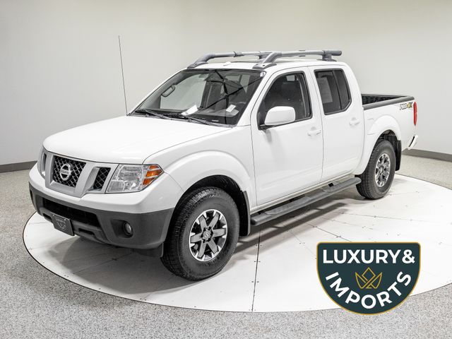 Glacier White 2017 Nissan Frontier Pickup Truck Four-Wheel Drive 5-Speed Automatic Overdrive