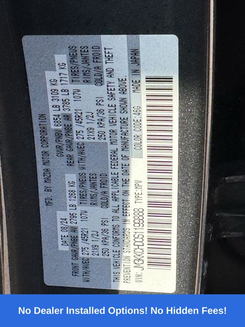 2025 Mazda CX-90 3.3 Turbo Premium Gray at Parkway Family Mazda