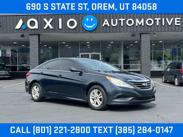 Pacific Blue Pearl 2014 Hyundai Sonata Sedan Front-Wheel Drive 6-Speed Automatic