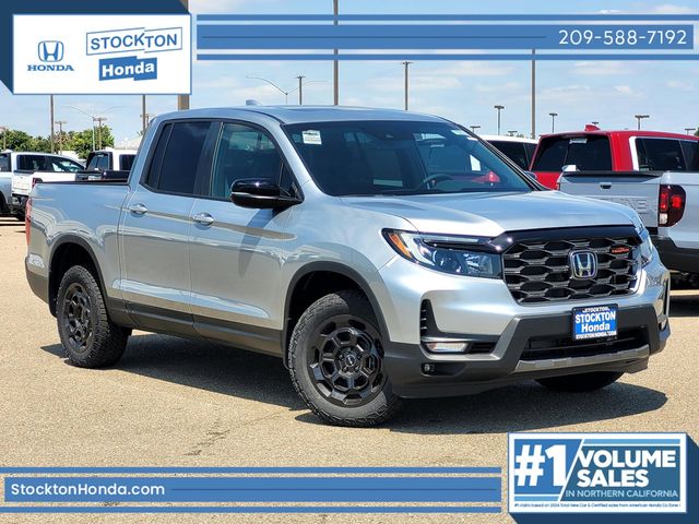Solar Silver Metallic 2026 Honda Ridgeline Pickup Truck All-Wheel Drive 9-Speed Automatic