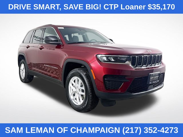 Velvet Red Pearlcoat 2025 Jeep Grand Cherokee Laredo X 4WD SUV / Crossover Four-Wheel Drive 8-Speed Automatic
