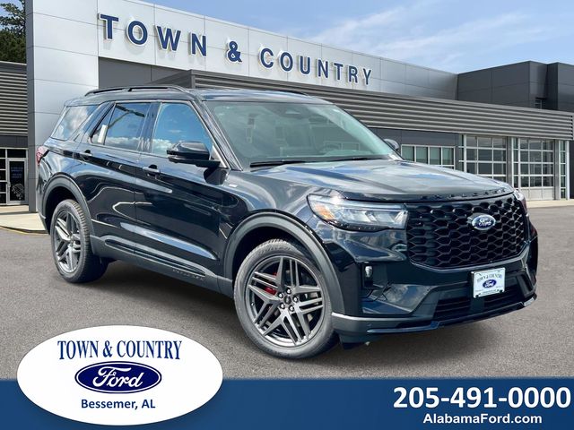 Agate Black Metallic 2026 Ford Explorer SUV / Crossover Rear-Wheel Drive Automatic