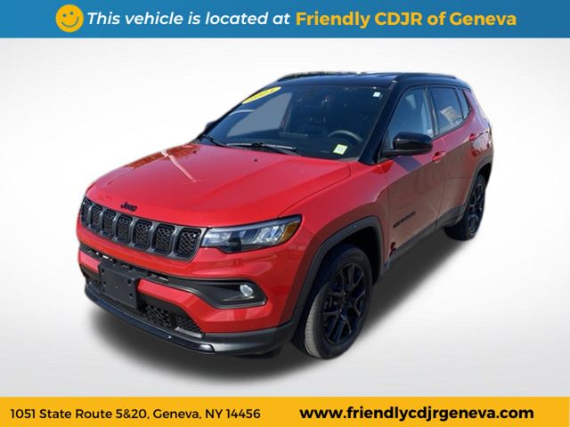 Redline Pearlcoat 2023 Jeep Compass SUV / Crossover Four-Wheel Drive 8-Speed Automatic