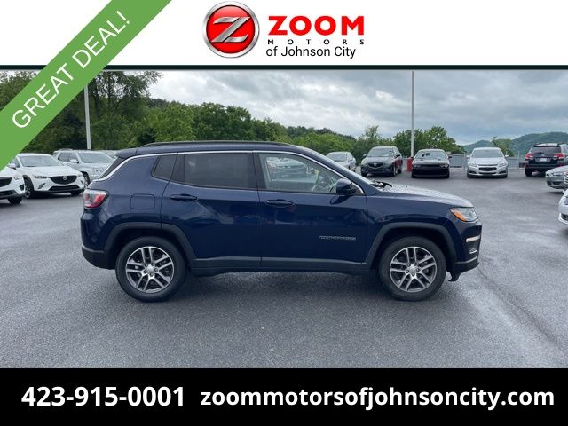 Jazz Blue Pearlcoat 2020 Jeep Compass Latitude FWD SUV / Crossover Front-Wheel Drive 6-Speed Automatic
