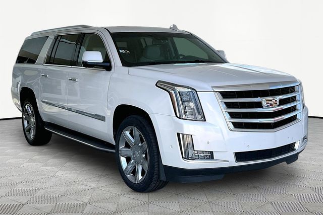 Crystal White 2019 Cadillac Escalade ESV Luxury 4WD SUV / Crossover Four-Wheel Drive