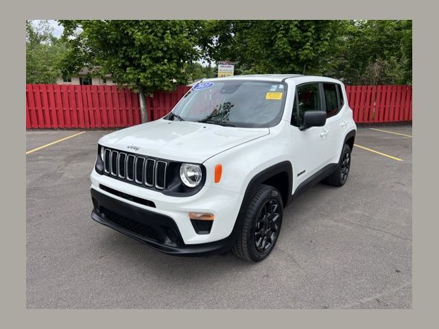 Alpine White Clearcoat 2023 Jeep Renegade Latitude 4WD SUV / Crossover Four-Wheel Drive 9-Speed Automatic