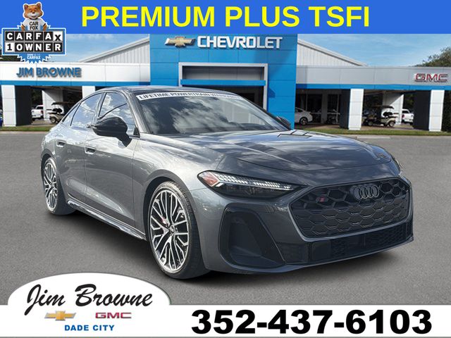Magnet Gray 2025 Audi S5 3.0T quattro Premium Plus Sedan All-Wheel Drive 7-Speed Automatic