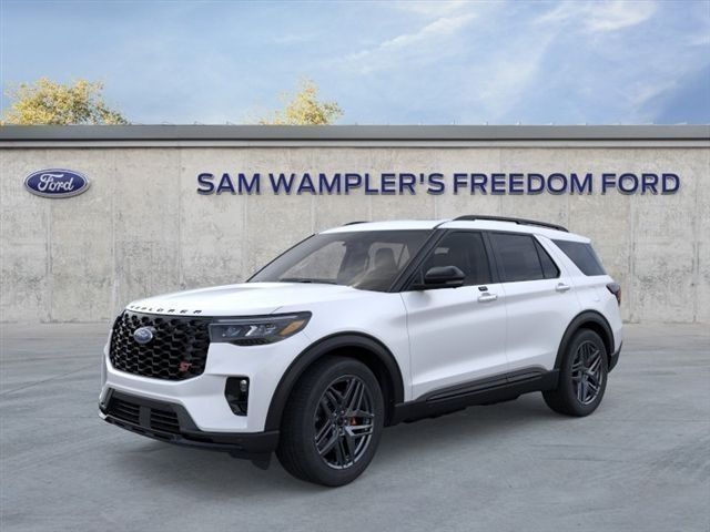 White Metallic 2026 Ford Explorer SUV / Crossover All-Wheel Drive Automatic