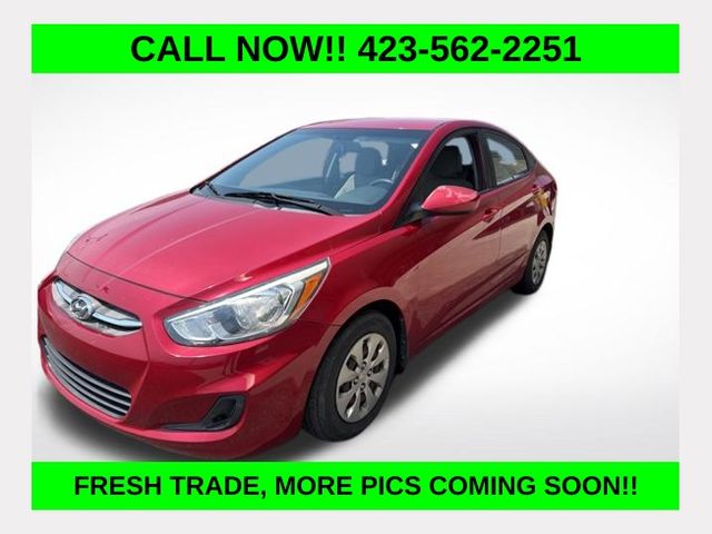 Boston Red Metallic 2016 Hyundai Accent SE Sedan FWD Sedan Front-Wheel Drive 6-Speed Automatic