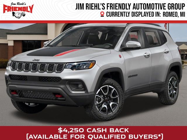 Hydro Blue Pearlcoat 2026 Jeep Compass Trailhawk 4WD SUV / Crossover Four-Wheel Drive 8-Speed Automatic