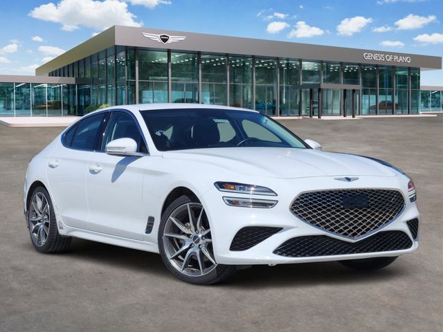 White 2023 Genesis G70 2.0T RWD Sedan Rear-Wheel Drive 8-Speed Automatic
