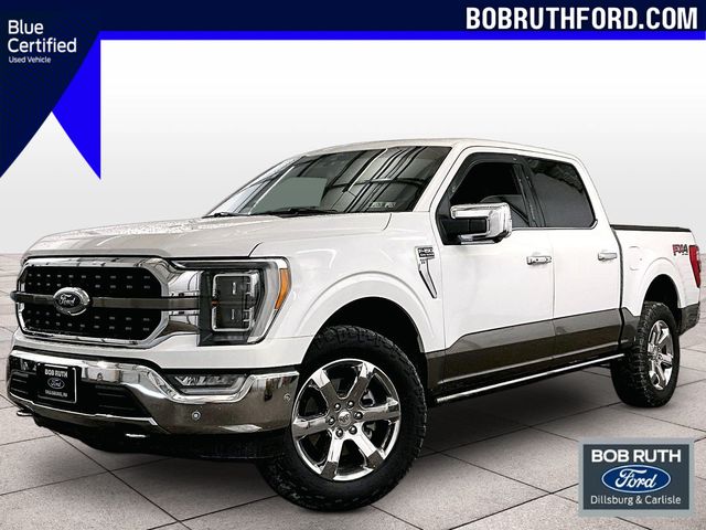 White Metallic 2022 Ford F-150 Pickup Truck Four-Wheel Drive Automatic