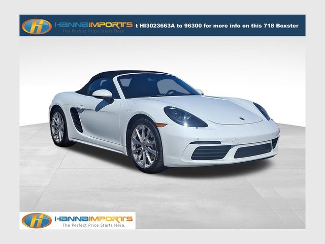 White 2019 Porsche 718 Boxster RWD Convertible Rear-Wheel Drive 6-Speed Manual