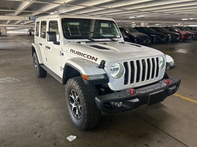Bright White Clearcoat 2021 Jeep Wrangler Unlimited Rubicon 4WD SUV / Crossover Four-Wheel Drive 8-Speed Automatic
