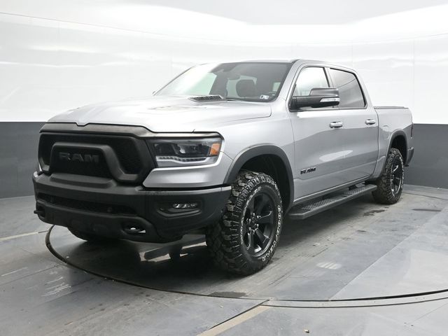 Billet Silver Metallic Clearcoat 2022 RAM 1500 Rebel Crew Cab 4WD Pickup Truck Four-Wheel Drive 8-Speed Automatic