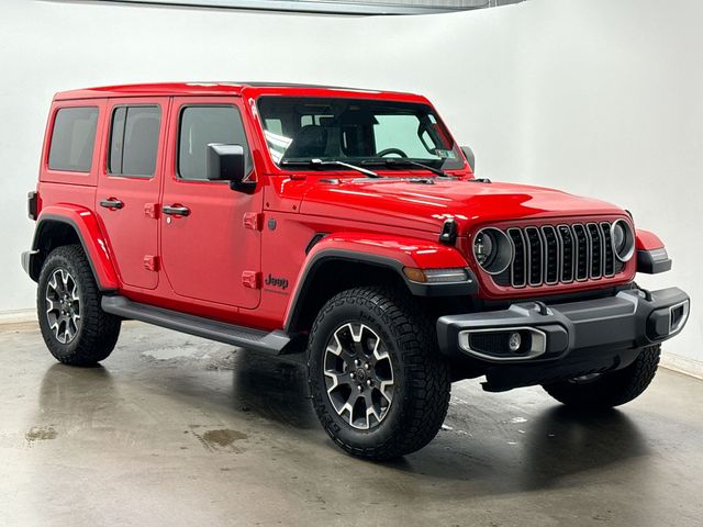 2026 Jeep Wrangler Sahara Red at South Hills CDJR