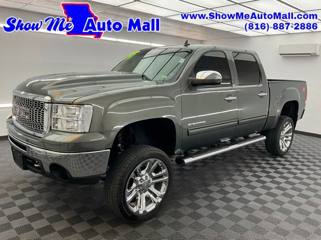 Gray Green Metallic 2011 GMC Sierra 1500 Pickup Truck Four-Wheel Drive 6-Speed Automatic