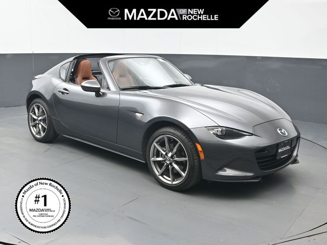 Machine Gray Metallic 2023 Mazda MX-5 Miata RF Grand Touring RWD Convertible Rear-Wheel Drive 6-Speed Automatic