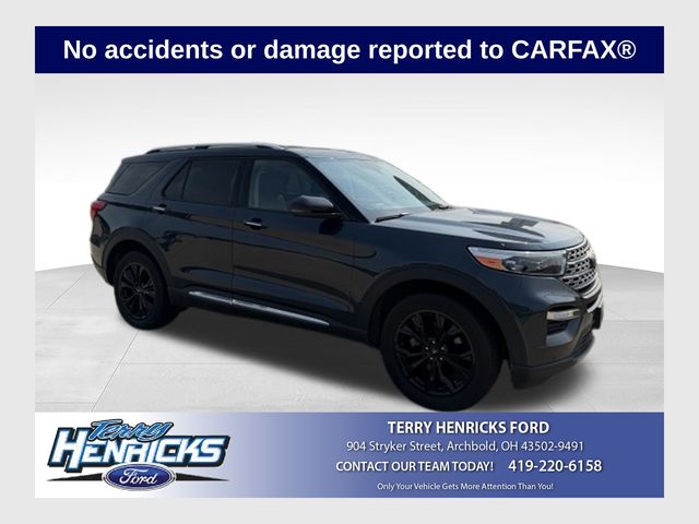 Stone Blue Metallic 2022 Ford Explorer SUV / Crossover All-Wheel Drive Automatic