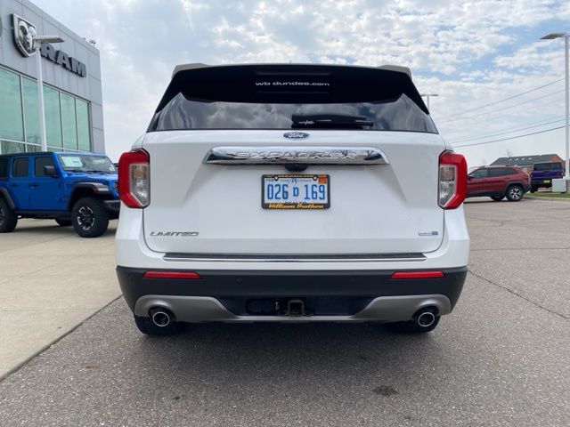 2020 Ford Explorer Limited - White Metallic exterior view 6