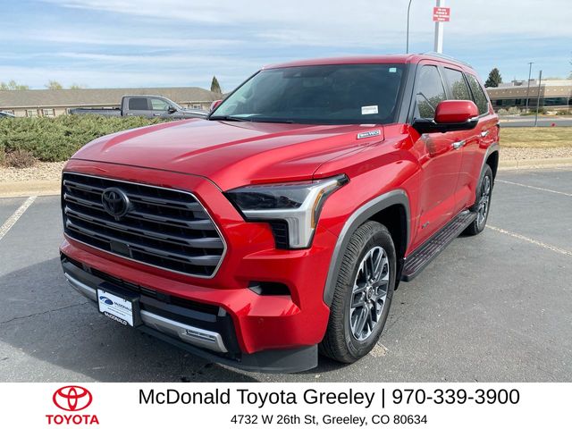 Supersonic Red 2024 Toyota Sequoia Limited 4WD SUV / Crossover Four-Wheel Drive Automatic