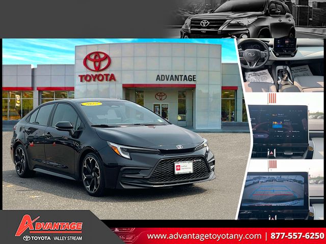 Midnight Black Metallic 2025 Toyota Corolla Sedan Front-Wheel Drive Continuously Variable Transmission