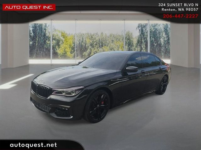 Black Sapphire Metallic 2016 BMW 7 Series Sedan All-Wheel Drive 8-Speed Automatic