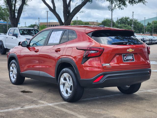 2024 Chevrolet Trax LS Red at Classic Elite Chevrolet Sugar Land
