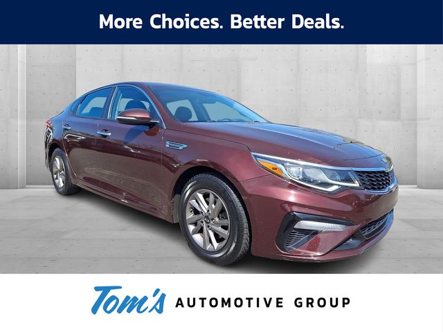 Red (Sangria) 2020 Kia Optima LX FWD Sedan Front-Wheel Drive 6-Speed Automatic