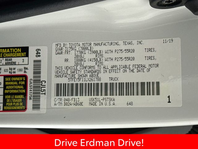 Used 2020 Toyota Tundra Truck