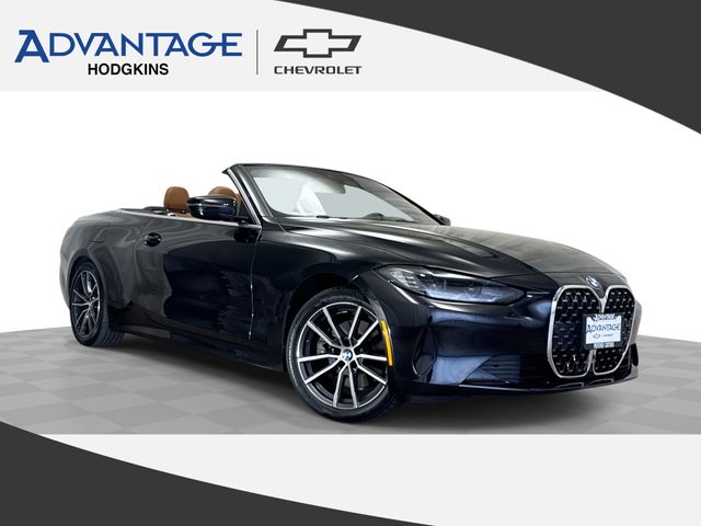 Black Sapphire Metallic 2022 BMW 4 Series Convertible All-Wheel Drive Automatic