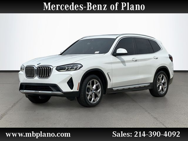 Mineral White Metallic 2022 BMW X3 xDrive30i AWD SUV / Crossover All-Wheel Drive 8-Speed Automatic