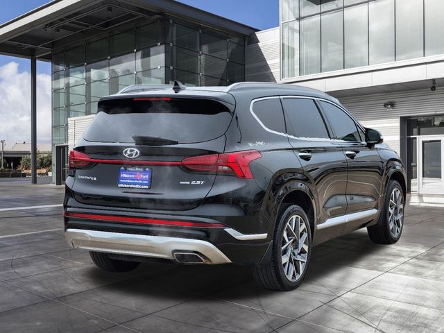 2021 Twilight Black Hyundai Santa Fe Calligraphy AWD SUV