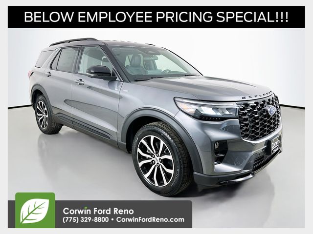 Carbonized Gray Metallic 2026 Ford Explorer ST-Line AWD SUV / Crossover All-Wheel Drive Automatic