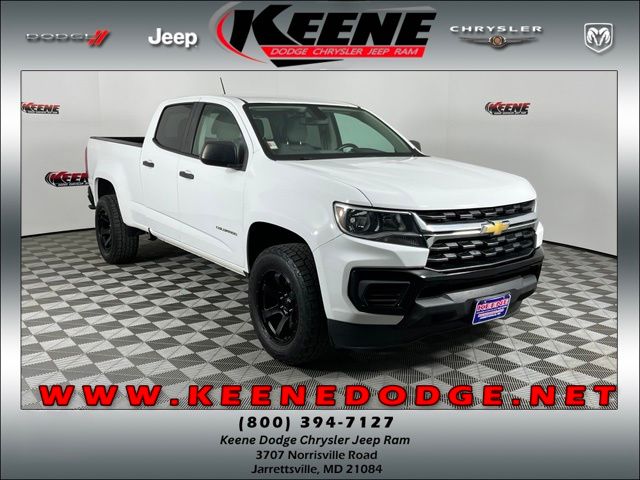 Summit White 2021 Chevrolet Colorado Pickup Truck 4X2 8-Speed Automatic