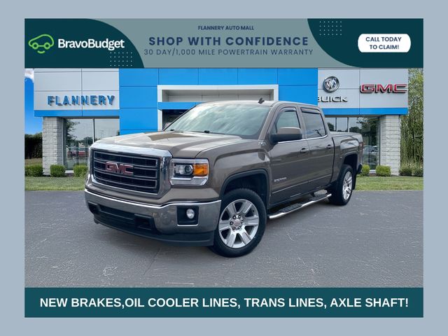 Bronze Alloy Metallic 2014 GMC Sierra 1500 SLE Crew Cab 4WD Pickup Truck Four-Wheel Drive 6-Speed Automatic Overdrive