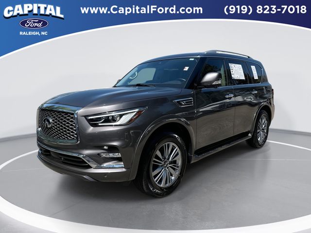 Anthracite Gray 2024 INFINITI QX80 Luxe RWD SUV / Crossover Rear-Wheel Drive 7-Speed Automatic