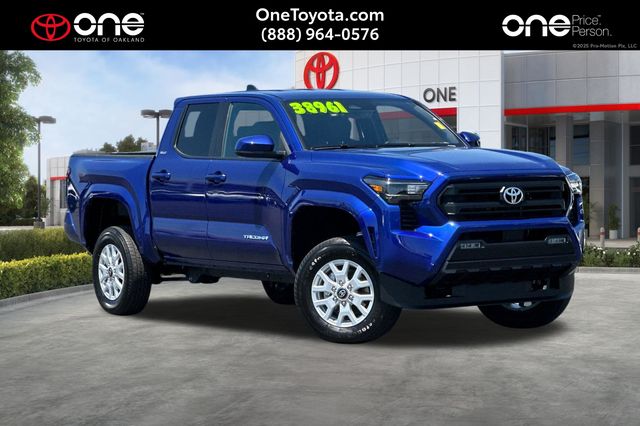 Blue 2025 Toyota Tacoma Pickup Truck Four-Wheel Drive 8-Speed Automatic