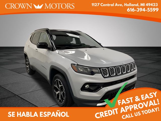 Silver Zynith Metallic Clearcoat 2025 Jeep Compass SUV / Crossover Four-Wheel Drive 8-Speed Automatic