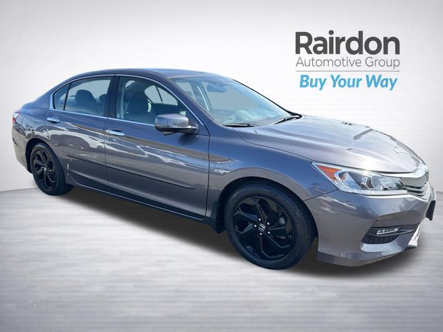 Gray (Modern Steel Metallic) 2017 Honda Accord Sedan Front-Wheel Drive Continuously Variable Transmission