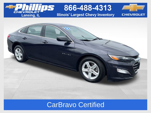 Dark Ash Metallic 2022 Chevrolet Malibu LS FWD Sedan Front-Wheel Drive Continuously Variable Transmission