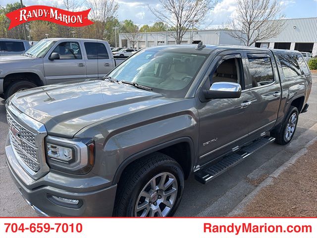 Mineral Metallic 2017 GMC Sierra 1500 Denali Crew Cab 4WD Pickup Truck Four-Wheel Drive 8-Speed Automatic Overdrive