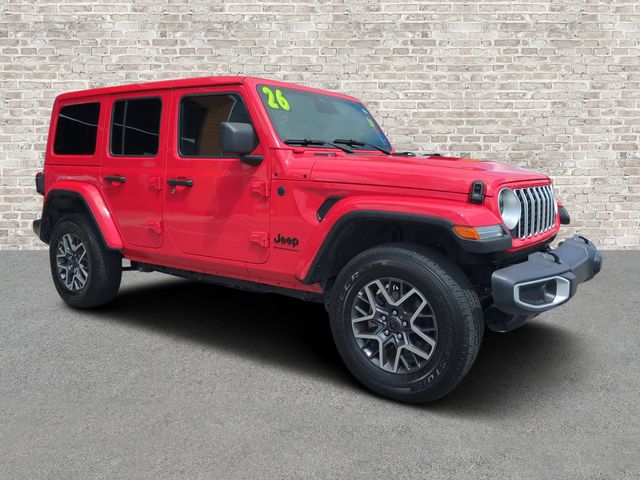 Red Clearcoat 2026 Jeep Wrangler SUV / Crossover Four-Wheel Drive 8-Speed Automatic