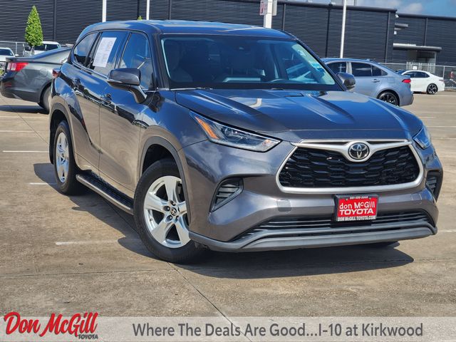 Magnetic Gray Metallic 2021 Toyota Highlander SUV / Crossover Front-Wheel Drive 8-Speed Automatic